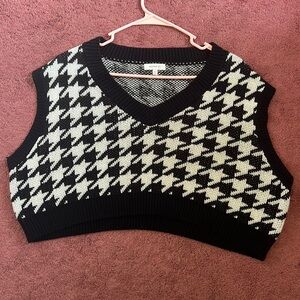 Oversized Cropped Sweater